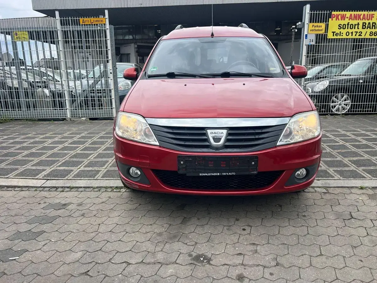 Gebraucht Dacia Logan MCV 82 PS (60 kW) 2013 Rot Van / Kleinbus