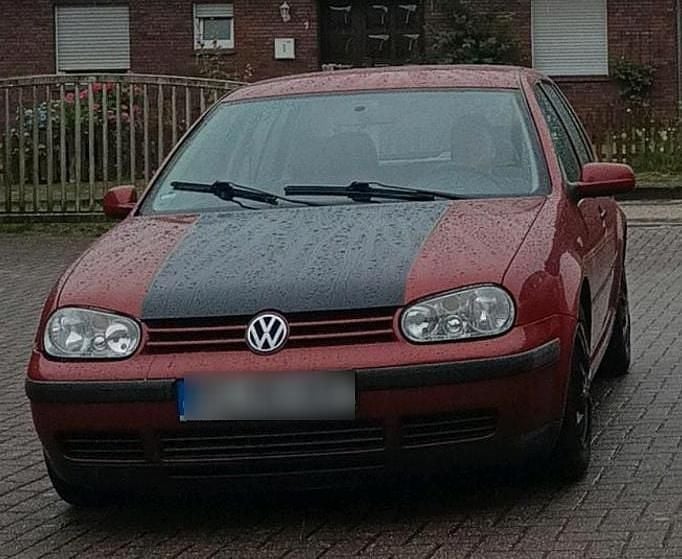 Rot Gebraucht 1999 VW Golf IV Kleinwagen | 350 € (Superpreis) - Bild 1/4