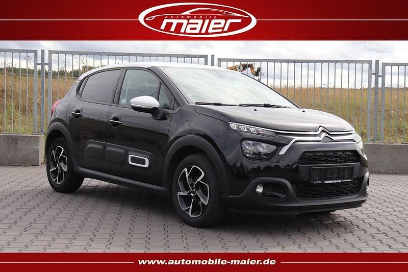 Schwarz Gebraucht 2022 Citroën C3 PureTech Kleinwagen | 11.900 € (Superpreis) - Bild 1/4