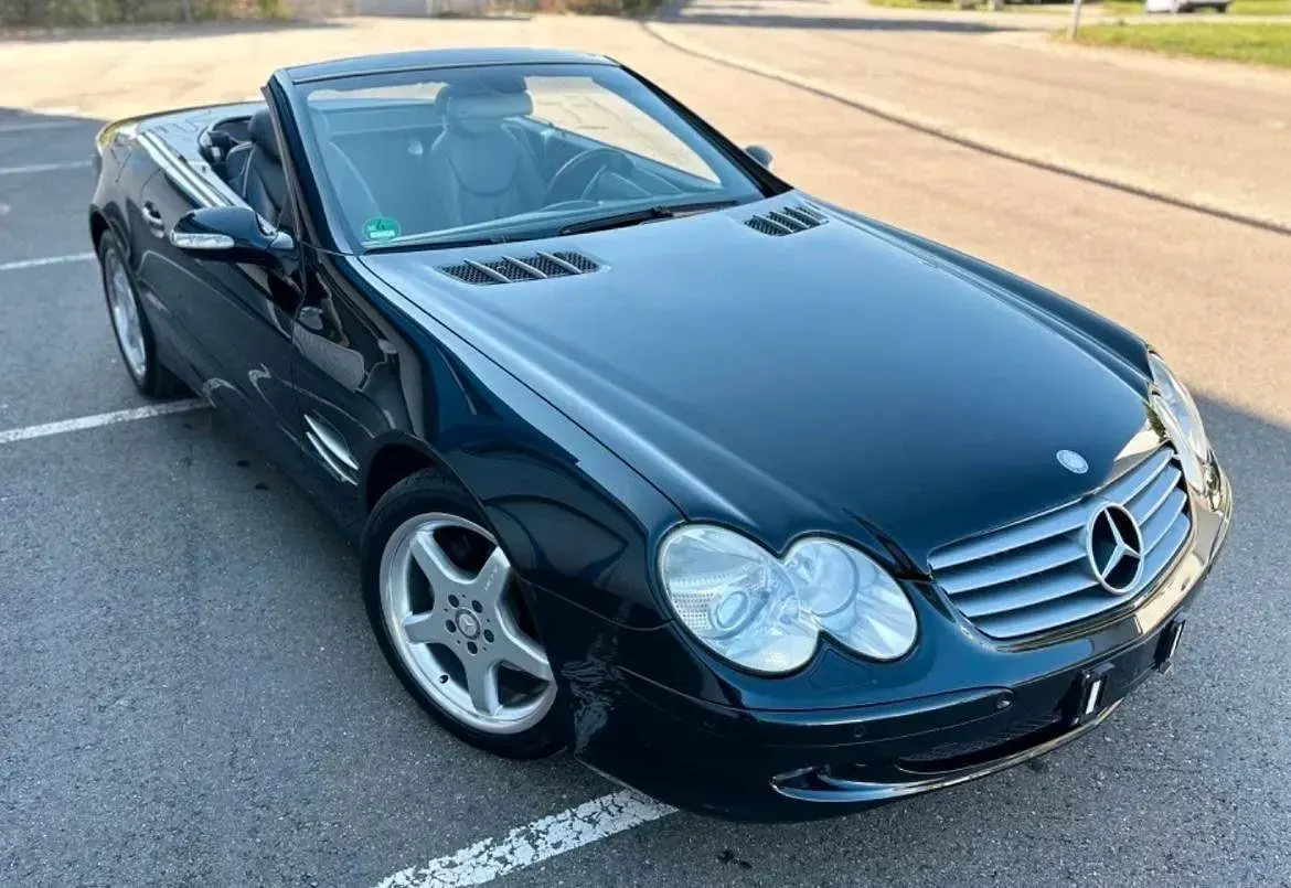 Gebraucht Mercedes SL500 306 PS (225 kW) 2003 Schwarz Cabrio