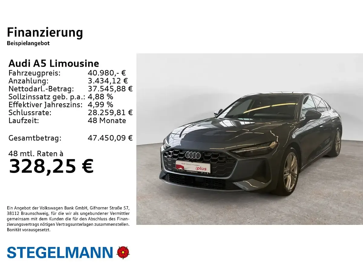 Gebraucht Audi A5 204 PS (150 kW) 2025 Limousine
