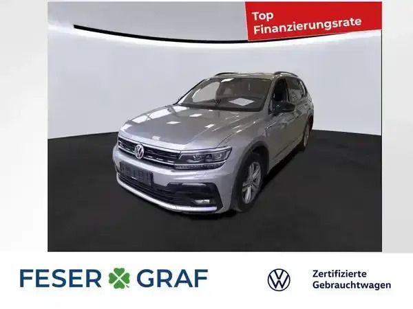 Pyritsilber metallic Gebraucht 2021 VW Tiguan Allspace SUV | 32.450 € (Guter Preis) - Bild 1/2