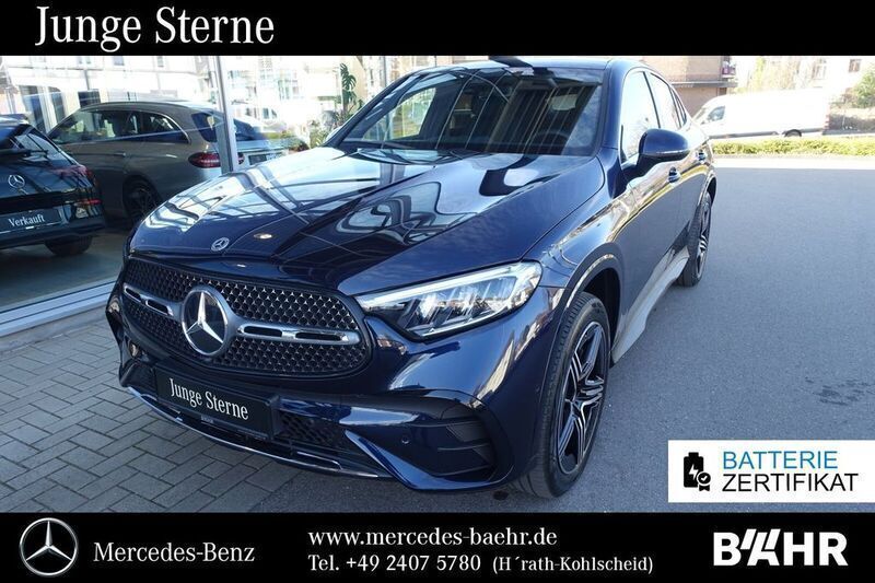 lack nautikblau Gebraucht 2024 Mercedes GLC300e AMG Coupé | 74.950 € (Fairer Preis) - Bild 1/4