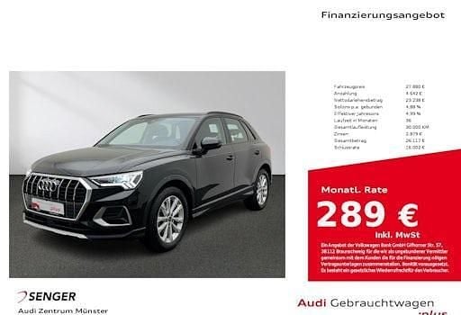 Gebraucht Audi Q3 Advanced Plus 150 PS (110 kW) 2022 Schwarz SUV