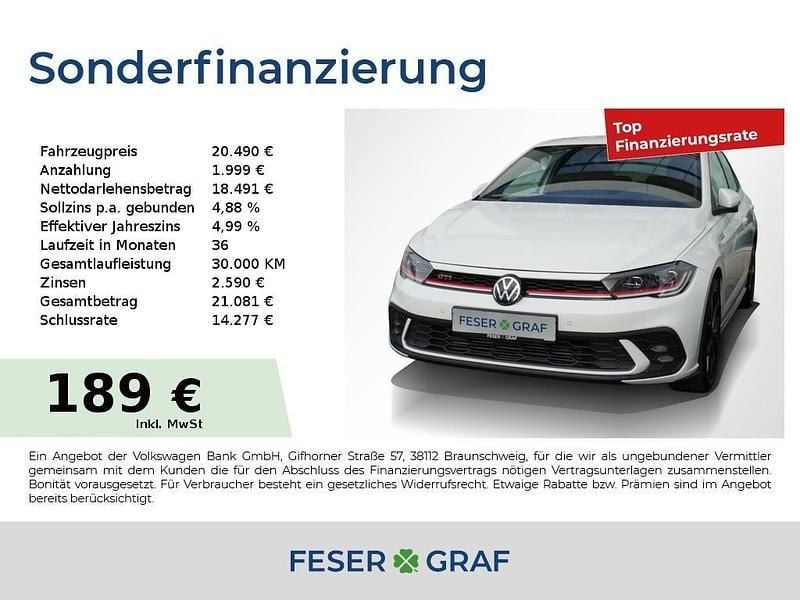 Gebraucht VW Polo GTI 207 PS (152 kW) 2022 Pure white Limousine