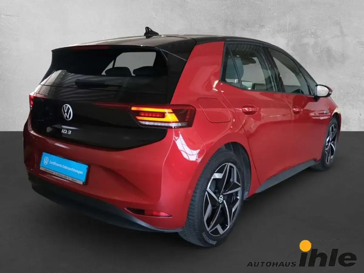 Gebraucht VW ID.3 Pro Performance 150 kW (204 PS) 2022 Rot Kleinwagen