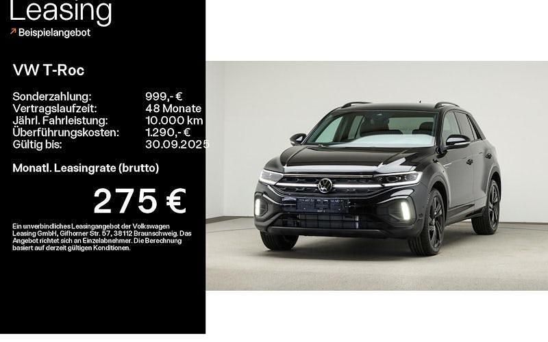 Schwarz Neu 2025 VW T-Roc R-line SUV | 41.980 € (Teuer) - Bild 1/4