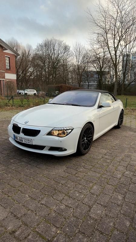 Weiß Gebraucht 2009 BMW 635 Cabriolet Cabrio | 18.900 € - Bild 1/4
