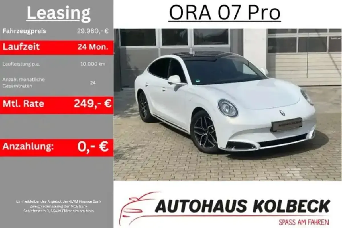 Używany Ora 07 150 kW (204 KM) 2024 Biały Sedan/Limuzyna