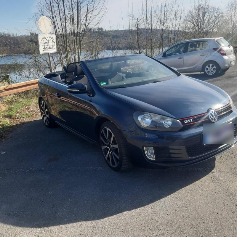 Blau Gebraucht 2014 VW Golf Cabriolet GTI Cabrio | 13.000 € (Guter Preis) - Bild 1/4