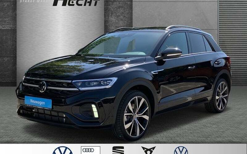 Deep black perleffekt Neu 2024 VW T-Roc R-line SUV | 38.890 € - Bild 1/4