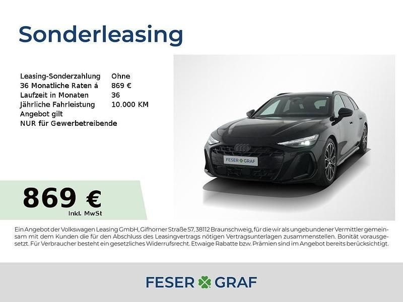 Mythosschwarz metallic Neu 2026 Audi A6 Sport Kombi | 71.988 € (Fairer Preis) - Bild 1/3