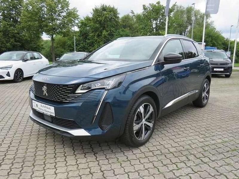 Celebes blau metallic Gebraucht 2024 Peugeot 3008 GT SUV | 25.900 € (Teuer) - Bild 1/4