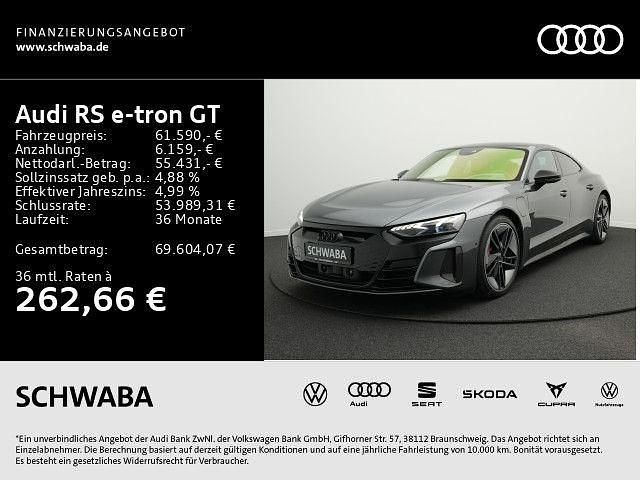 Daytonagrau perleffekt Gebraucht 2021 Audi e-tron GT quattro Sport Limousine | 61.590 € (Guter Preis) - Bild 1/4