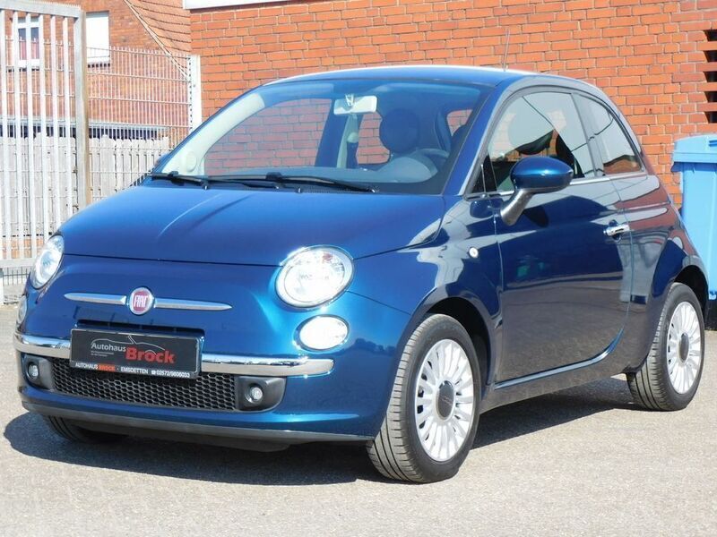Blau Gebraucht 2013 Fiat 500 Lounge Kleinwagen | 7.490 € (Fairer Preis) - Bild 1/4