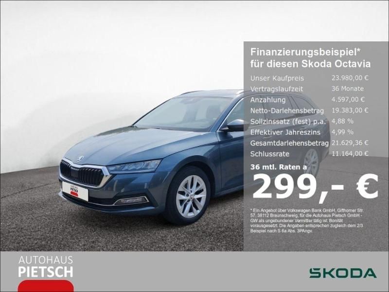 Grau Gebraucht 2021 Skoda Octavia First Edition Kombi | 23.980 € (Etwas zu teuer) - Bild 1/4