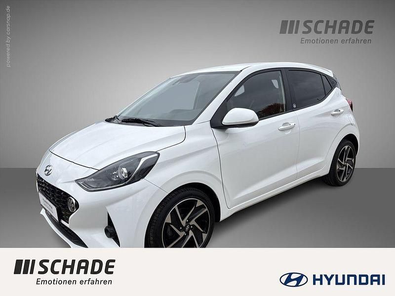 Weiß Gebraucht 2022 Hyundai i10 Edition 30+ Kleinwagen | 12.950 € (Fairer Preis) - Bild 1/4