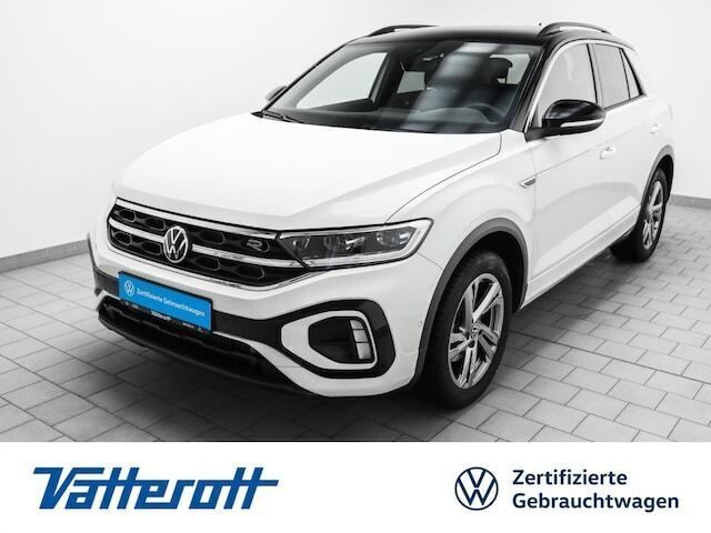 Pure white Gebraucht 2024 VW T-Roc R-line SUV | 29.830 € (Fairer Preis) - Bild 1/4
