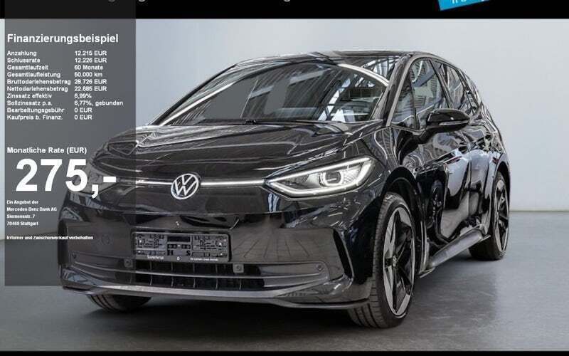 Schwarz Gebraucht 2023 VW ID.3 Pro Kleinwagen | 34.475 € (Teuer) - Bild 1/4