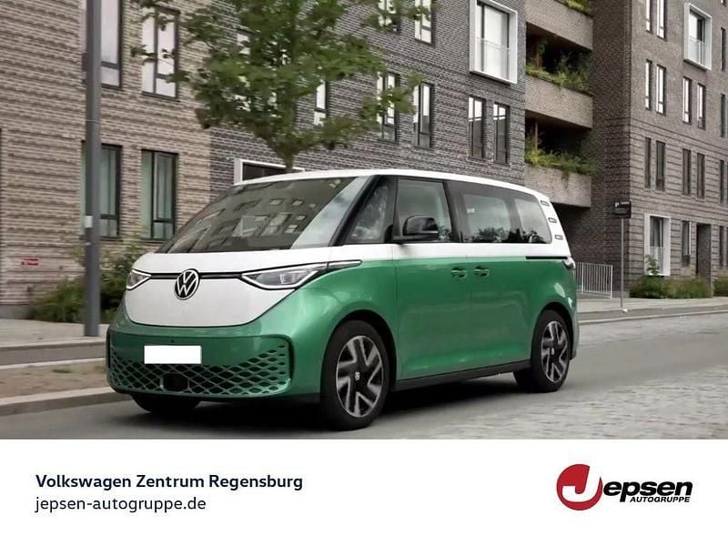 Candyweiß/bay leaf green meta Gebraucht 2023 VW ID. Buzz Pro Van / Kleinbus | 42.970 € (Fairer Preis) - Bild 1/2