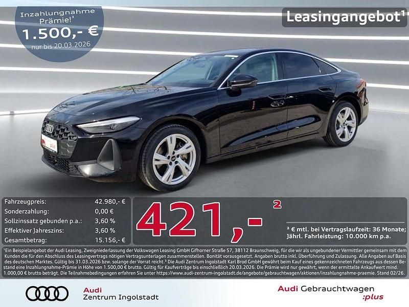 Gebraucht Audi A5 Design 204 PS (150 kW) 2025 Mythosschwarz metallic Limousine