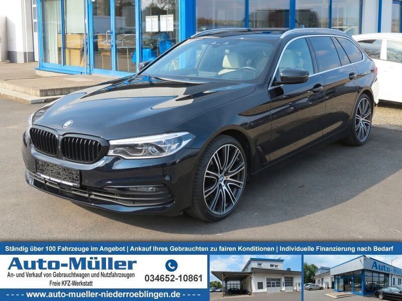 Schwarz Gebraucht 2020 BMW 520 Sport Line Kombi | 24.490 € (Etwas zu teuer) - Bild 1/4