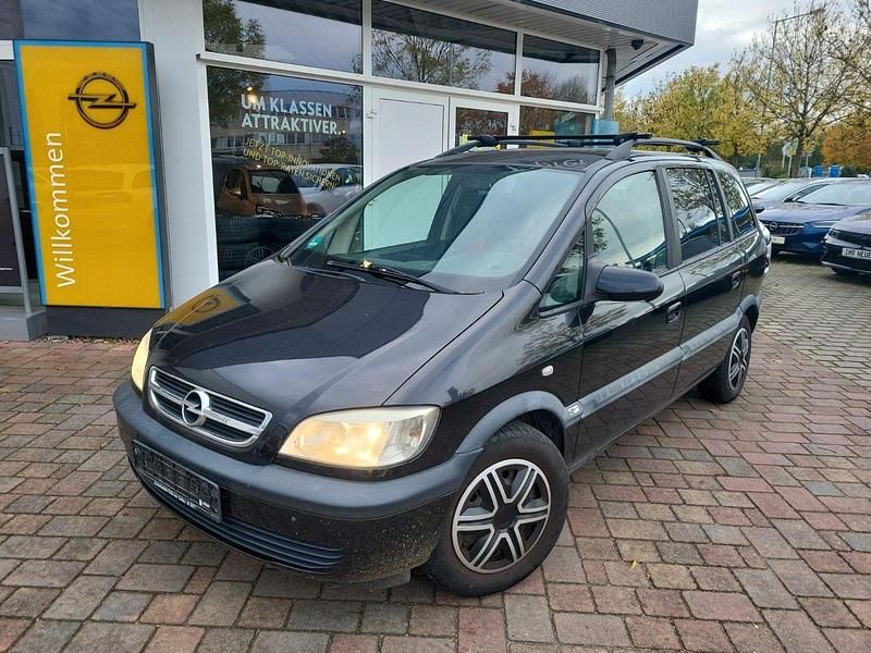 Schwarz Gebraucht 2004 Opel Zafira Elegance Van / Kleinbus | 950 € (Guter Preis) - Bild 1/4