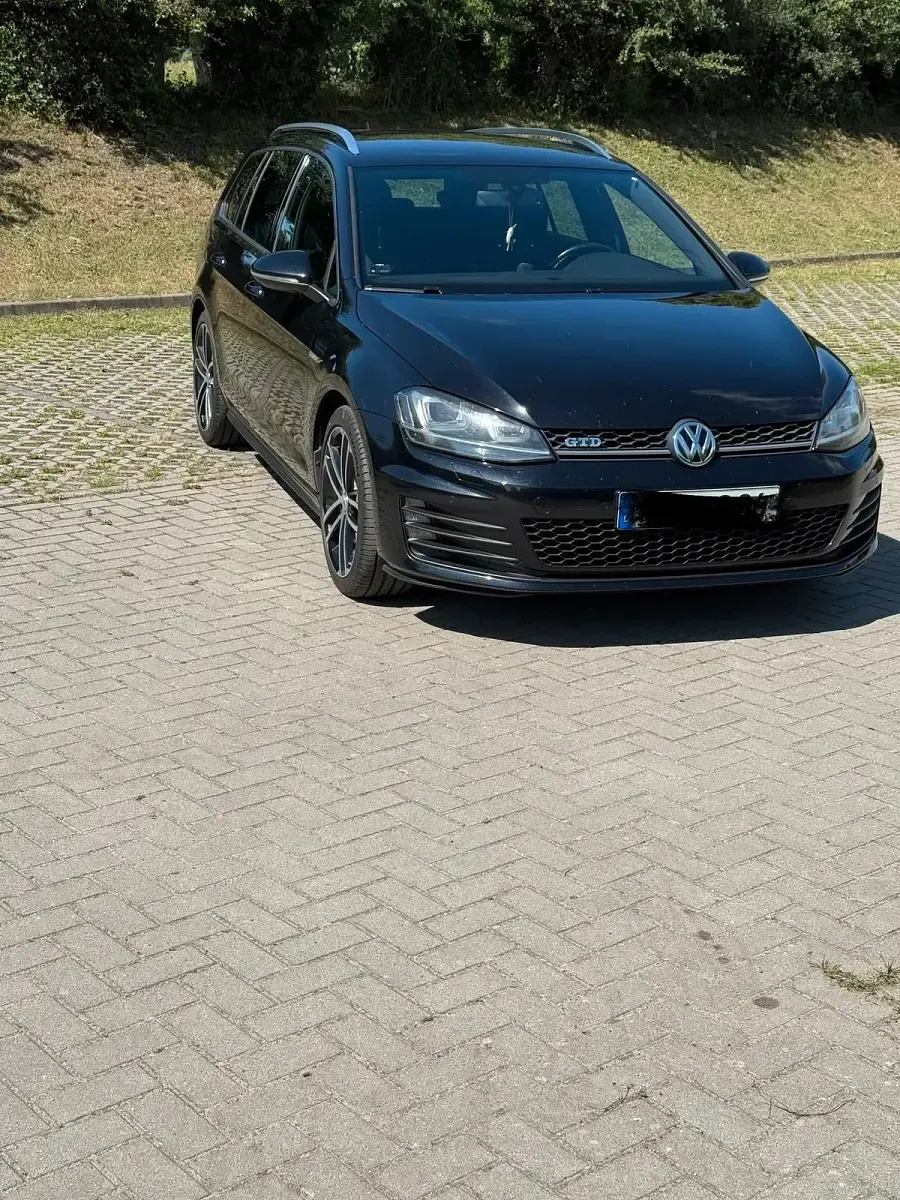 Gebraucht VW Golf VII GTD 184 PS (135 kW) 2015 Schwarz Kombi