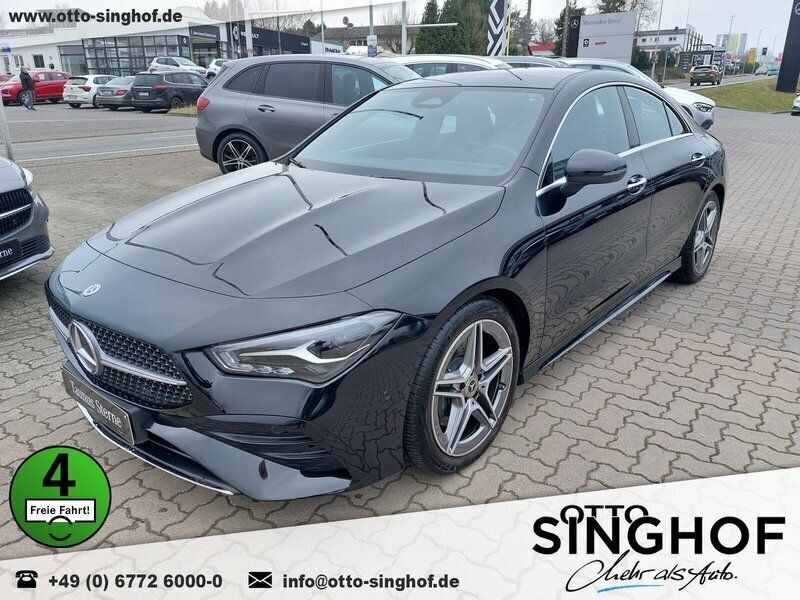 Schwarz Gebraucht 2023 Mercedes CLA220 AMG Limousine | 42.990 € (Teuer) - Bild 1/4