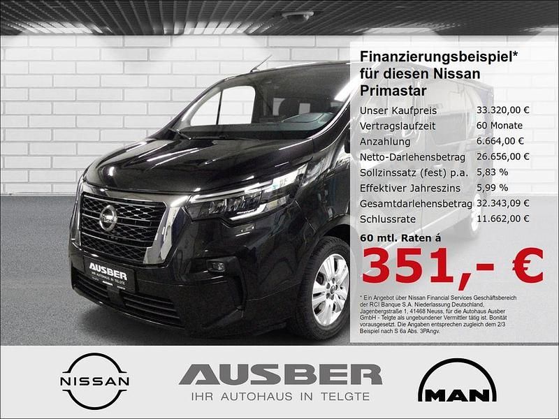 M) (schwarz Gebraucht 2022 Nissan Primastar Tekna Van / Kleinbus | 33.320 € (Guter Preis) - Bild 1/4