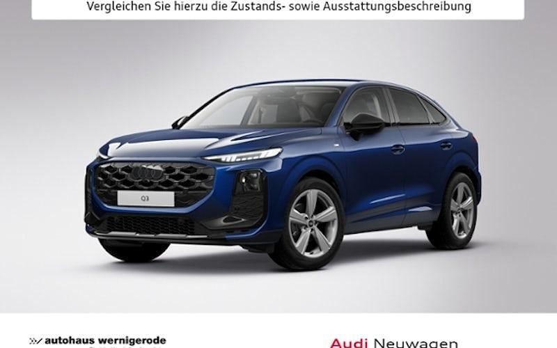 Blau Neu 2026 Audi Q3 Sportback Basis SUV | 55.505 € (Teuer) - Bild 1/4