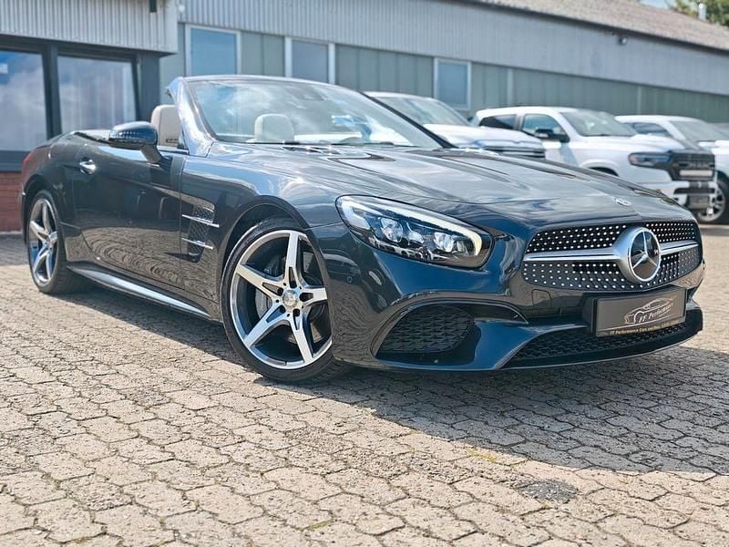 Schwarz Gebraucht 2013 Mercedes SL500 AMG line Cabrio | 43.999 € (Fairer Preis) - Bild 1/4
