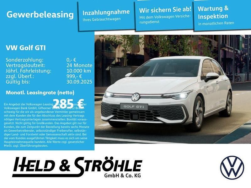 Pure white Neu 2025 VW Golf VIII GTI Limousine | 41.995 € (Guter Preis) - Bild 1/4