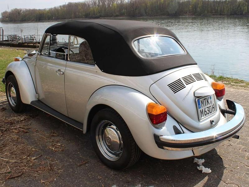 Gebraucht VW Käfer 50 PS (36 kW) 1978 Silbermetallic l97a Cabrio