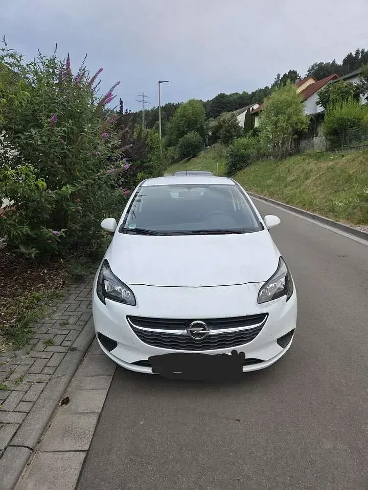Gebraucht Opel Corsa Edition 101 PS (74 kW) 2016 Weiß Kleinwagen