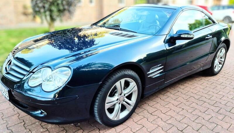 Blau Gebraucht 2002 Mercedes SL350 Cabrio | 15.950 € (Etwas zu teuer) - Bild 1/4
