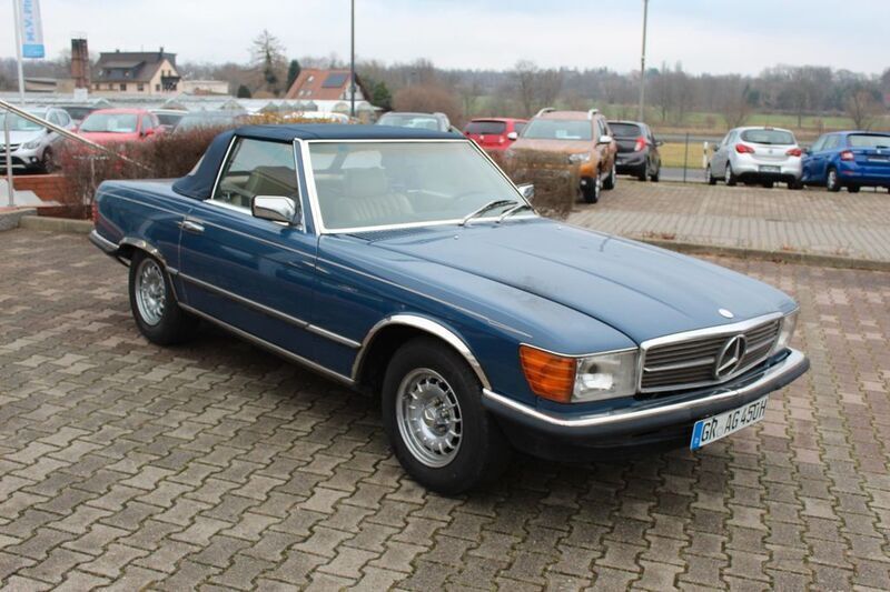 Gebraucht Mercedes SL380 204 PS (150 kW) 1983 Blau Cabrio