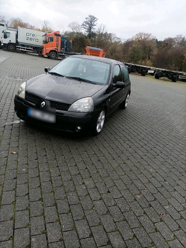 Schwarz Gebraucht 2004 Renault Clio II Kleinwagen | 599 € (Guter Preis) - Bild 1/4