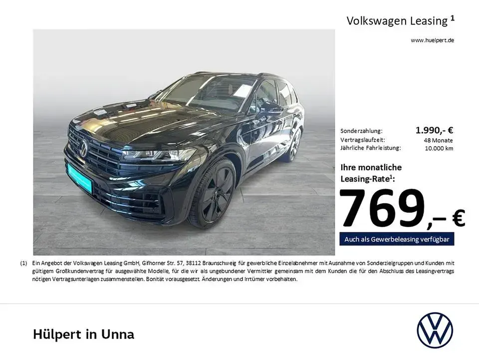 Gebraucht VW Touareg R 462 PS (339 kW) 2025 Schwarz SUV