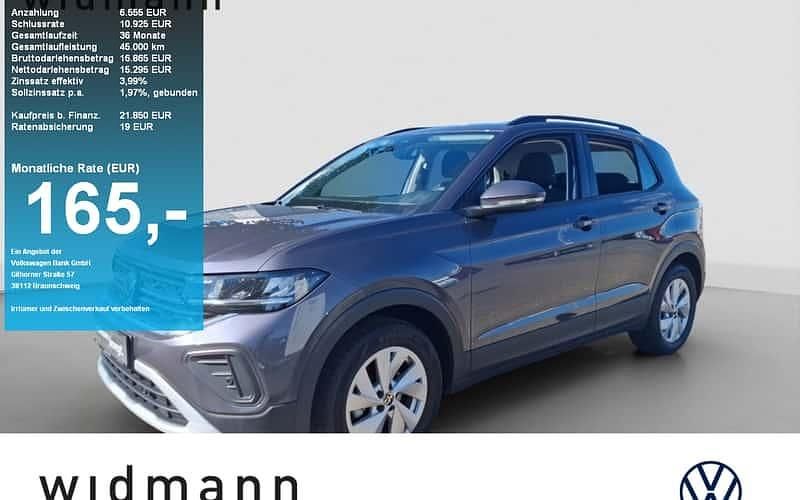 Rauchgrau metallic Gebraucht 2024 VW T-Cross Life SUV | 21.850 € (Fairer Preis) - Bild 1/4