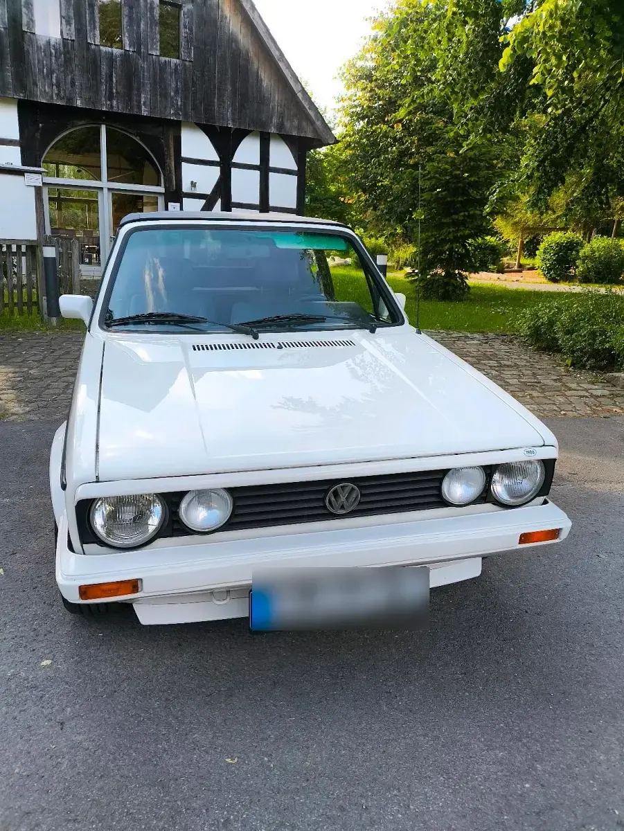 Gebraucht VW Golf Cabriolet 75 PS (55 kW) 1986 Weiß Cabrio