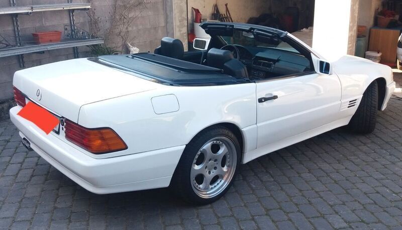 Gebraucht Mercedes SL280 193 PS (141 kW) 1995 Weiß Cabrio
