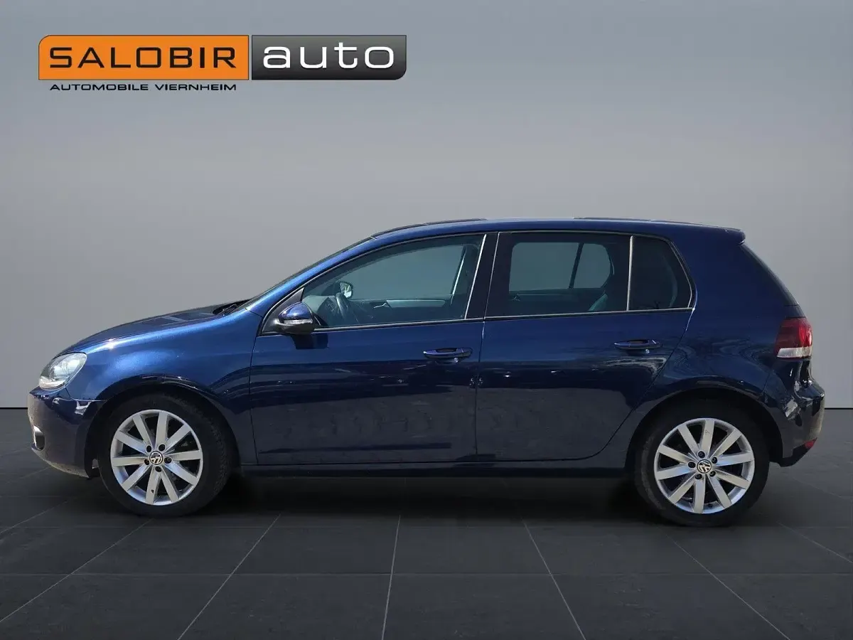 Gebraucht VW Golf VI Highline 122 PS (89 kW) 2009 Shadow blue Kleinwagen