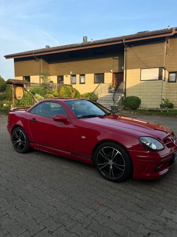 Rot Gebraucht 1997 Mercedes SLK200 Cabrio | 4.499 € (Superpreis) - Bild 1/4