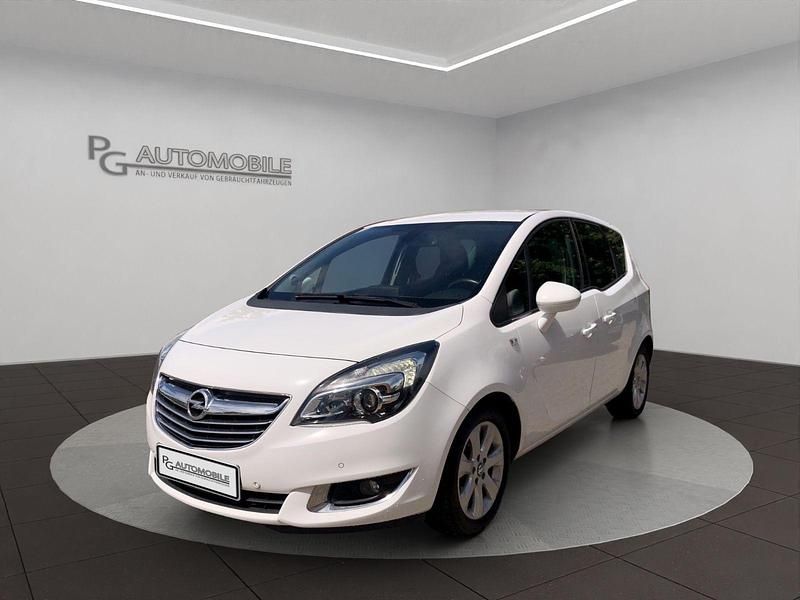 Weiß Gebraucht 2016 Opel Meriva Innovation Van / Kleinbus | 7.650 € (Etwas zu teuer) - Bild 1/3