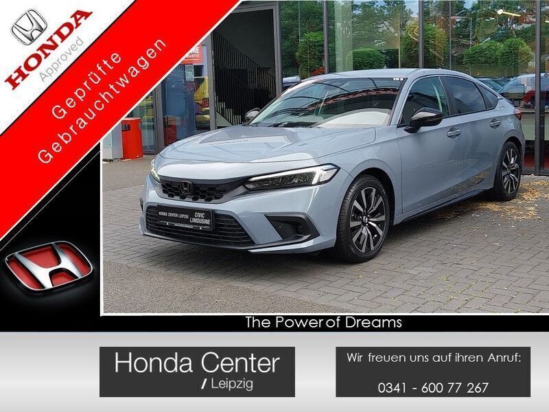 Grau Gebraucht 2024 Honda Civic Elegance Limousine | 33.490 € (Teuer) - Bild 1/4