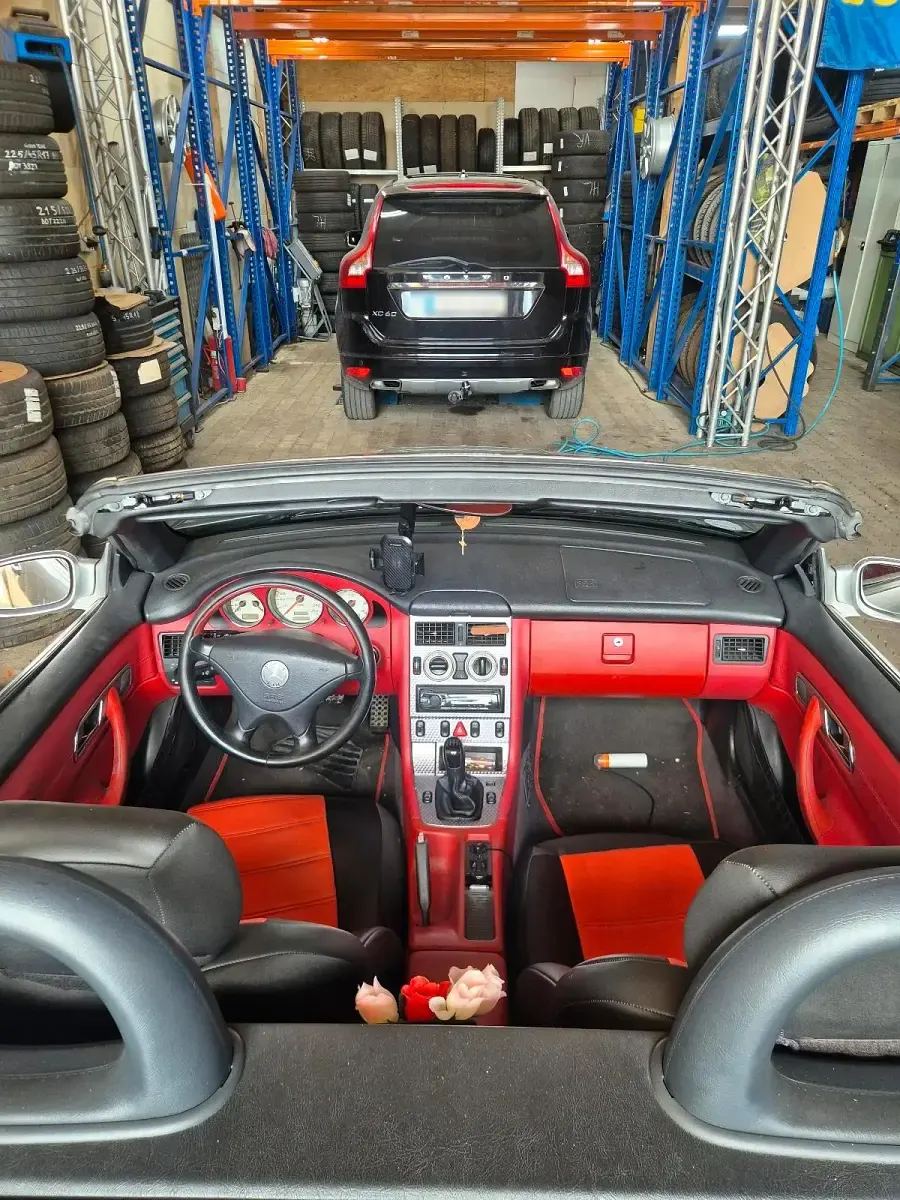 Gebraucht Mercedes SLK200 2001 Silber Cabrio