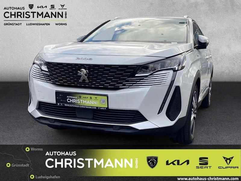 Lack weiss perlglänzend/metall Gebraucht 2021 Peugeot 3008 Allure SUV | 24.990 € (Fairer Preis) - Bild 1/4