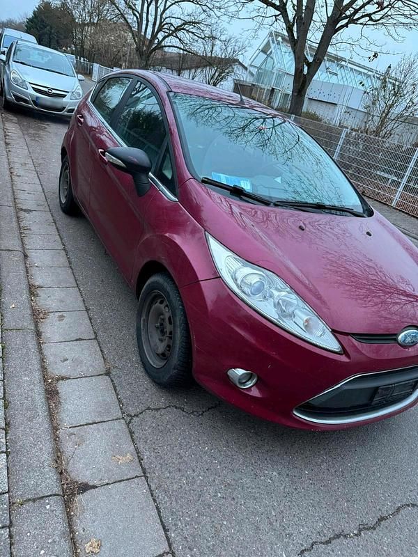 Gebraucht Ford Fiesta 2009 Rot Kleinwagen