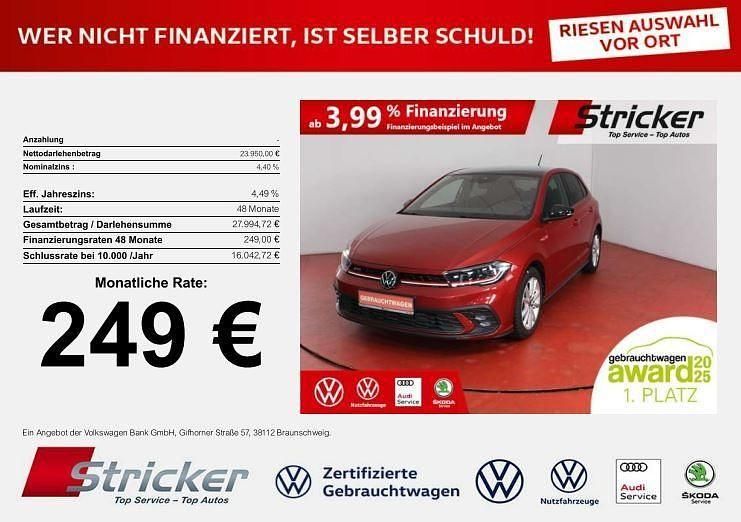 Rot Gebraucht 2023 VW Polo GTI Limousine | 23.949 € (Fairer Preis) - Bild 1/4